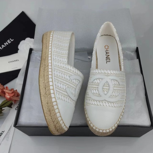 Wholesale Chanel Flat Shoes For Women #1232312 $76.00 USD, Wholesale Quality Replica Chanel Flat Shoes