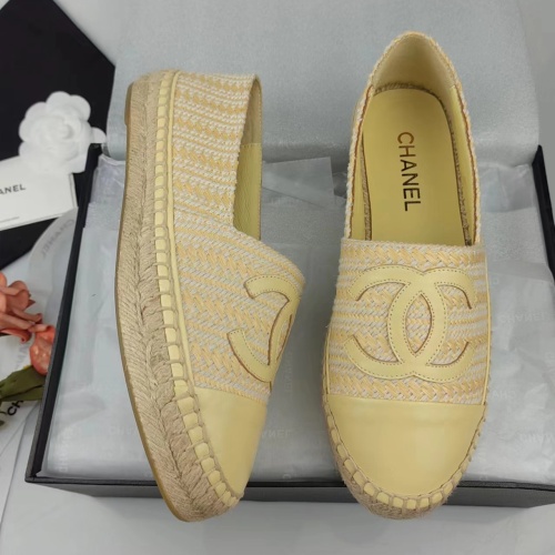 Wholesale Chanel Flat Shoes For Women #1232314 $76.00 USD, Wholesale Quality Replica Chanel Flat Shoes