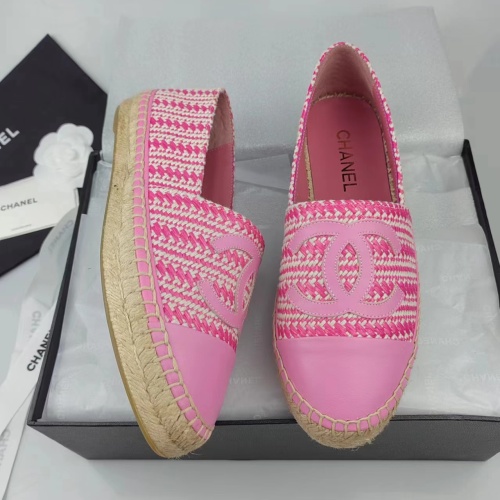 Wholesale Chanel Flat Shoes For Women #1232315 $76.00 USD, Wholesale Quality Replica Chanel Flat Shoes