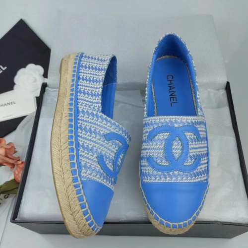 Wholesale Chanel Flat Shoes For Women #1232316 $76.00 USD, Wholesale Quality Replica Chanel Flat Shoes