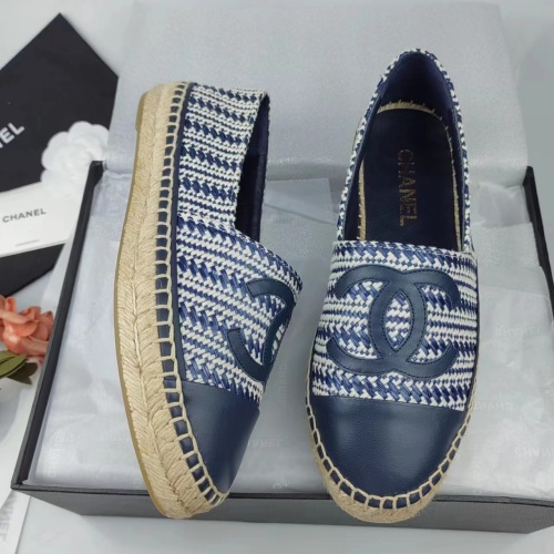 Wholesale Chanel Flat Shoes For Women #1232317 $76.00 USD, Wholesale Quality Replica Chanel Flat Shoes