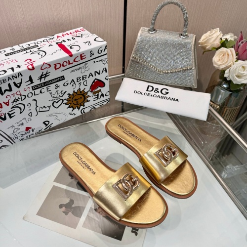 Wholesale Dolce &amp; Gabbana D&amp;G Slippers For Women #1232322 $82.00 USD, Wholesale Quality Replica Dolce &amp; Gabbana D&amp;G Slippers