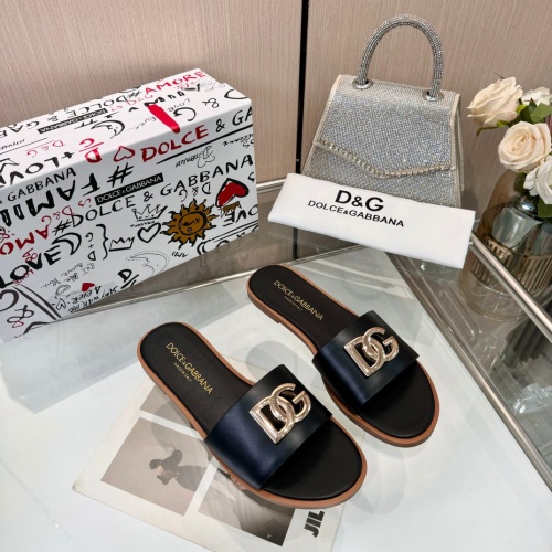 Wholesale Dolce &amp; Gabbana D&amp;G Slippers For Women #1232324 $82.00 USD, Wholesale Quality Replica Dolce &amp; Gabbana D&amp;G Slippers