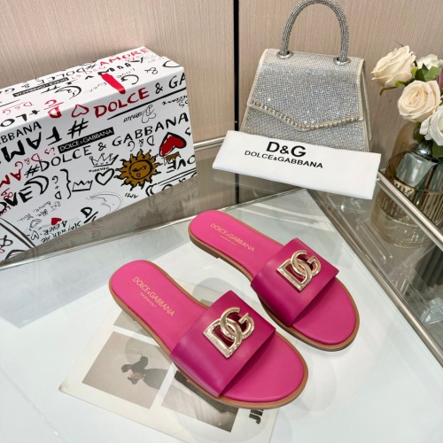 Wholesale Dolce &amp; Gabbana D&amp;G Slippers For Women #1232326 $82.00 USD, Wholesale Quality Replica Dolce &amp; Gabbana D&amp;G Slippers