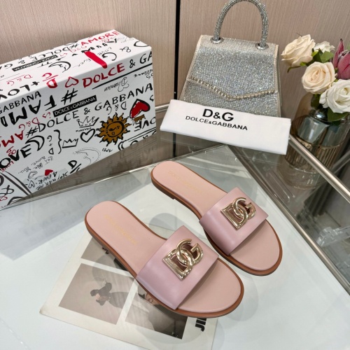 Wholesale Dolce &amp; Gabbana D&amp;G Slippers For Women #1232329 $82.00 USD, Wholesale Quality Replica Dolce &amp; Gabbana D&amp;G Slippers