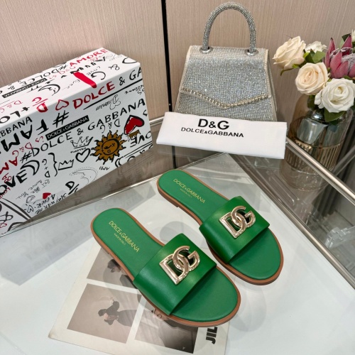 Wholesale Dolce &amp; Gabbana D&amp;G Slippers For Women #1232337 $82.00 USD, Wholesale Quality Replica Dolce &amp; Gabbana D&amp;G Slippers