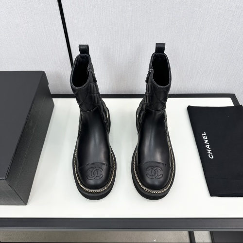 Replica Chanel Boots For Women #1232388 $115.00 USD for Wholesale