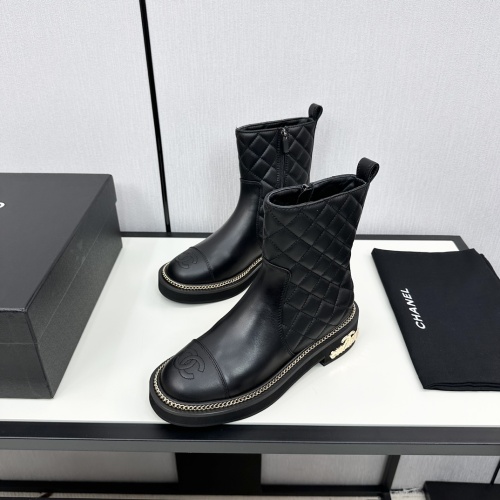 Replica Chanel Boots For Women #1232388 $115.00 USD for Wholesale