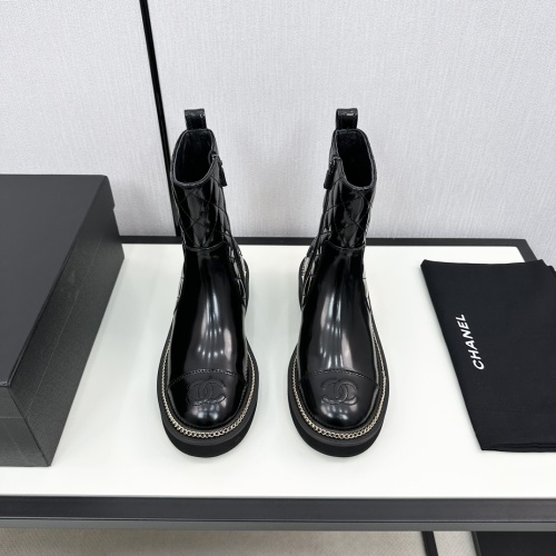 Replica Chanel Boots For Women #1232389 $115.00 USD for Wholesale