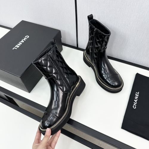 Replica Chanel Boots For Women #1232389 $115.00 USD for Wholesale