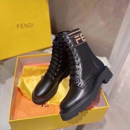 Wholesale Fendi Fashion Boots For Women #1232390 $96.00 USD, Wholesale Quality Replica Fendi Fashion Boots