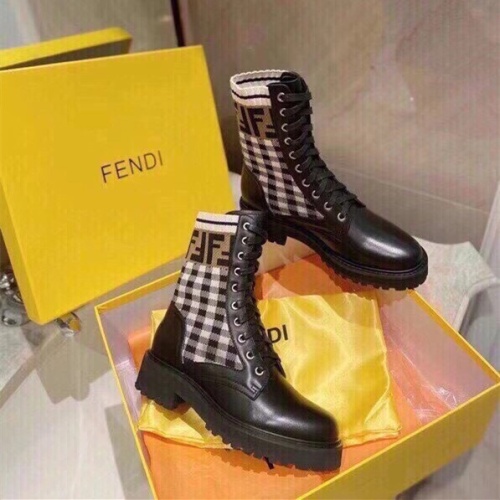 Wholesale Fendi Fashion Boots For Women #1232393 $96.00 USD, Wholesale Quality Replica Fendi Fashion Boots