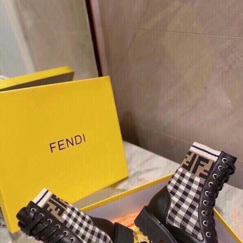 Replica Fendi Fashion Boots For Women #1232393 $96.00 USD for Wholesale