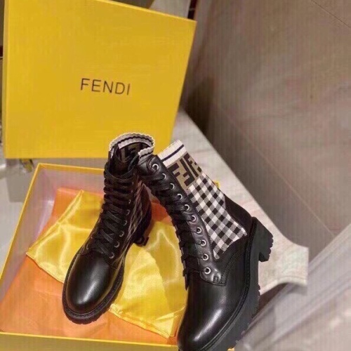 Replica Fendi Fashion Boots For Women #1232393 $96.00 USD for Wholesale