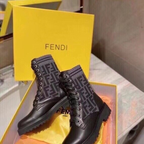 Replica Fendi Fashion Boots For Women #1232397 $96.00 USD for Wholesale