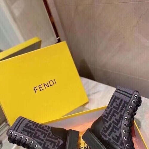 Replica Fendi Fashion Boots For Women #1232397 $96.00 USD for Wholesale