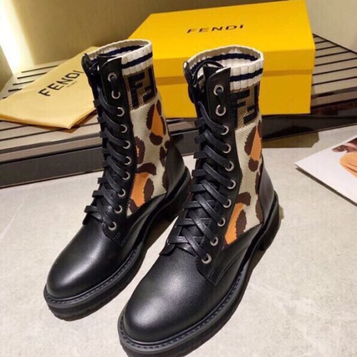 Replica Fendi Fashion Boots For Women #1232398 $96.00 USD for Wholesale