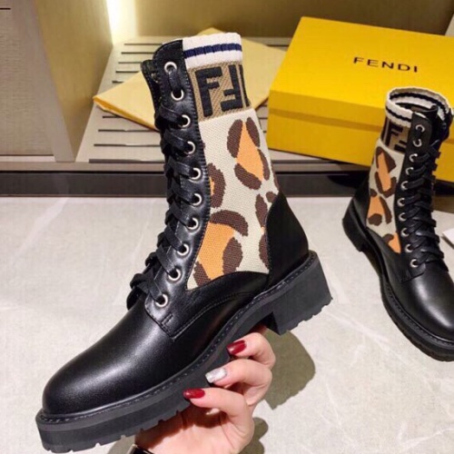 Replica Fendi Fashion Boots For Women #1232398 $96.00 USD for Wholesale