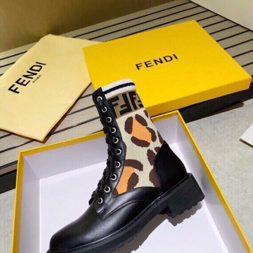 Replica Fendi Fashion Boots For Women #1232398 $96.00 USD for Wholesale