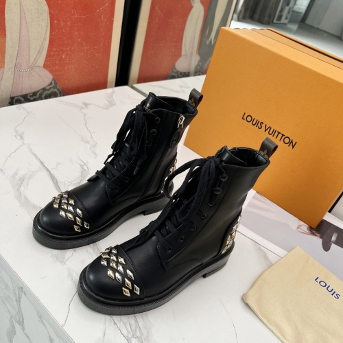 Wholesale Louis Vuitton Boots For Women #1232414 $112.00 USD, Wholesale Quality Replica Louis Vuitton Boots