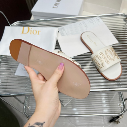 Replica Christian Dior Slippers For Women #1232420 $82.00 USD for Wholesale