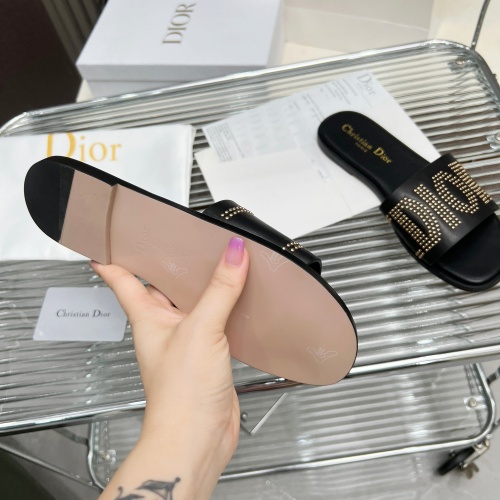 Replica Christian Dior Slippers For Women #1232422 $82.00 USD for Wholesale