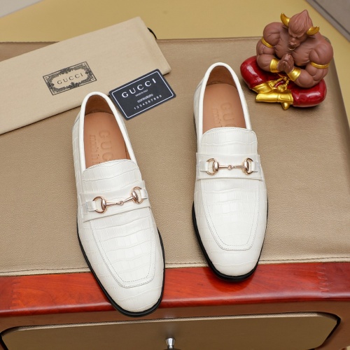 Wholesale Gucci Oxfords Shoes For Men #1232454 $85.00 USD, Wholesale Quality Replica Gucci Oxfords Shoes