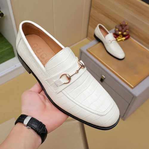 Replica Gucci Oxfords Shoes For Men #1232454 $85.00 USD for Wholesale