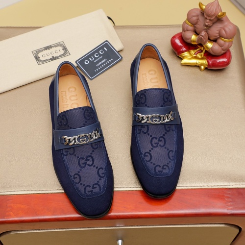 Wholesale Gucci Oxfords Shoes For Men #1232459 $85.00 USD, Wholesale Quality Replica Gucci Oxfords Shoes