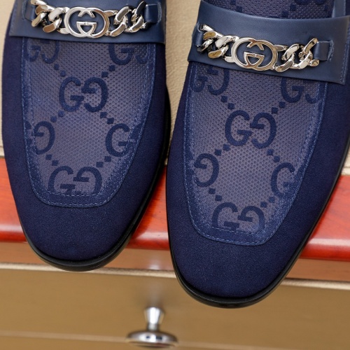 Replica Gucci Oxfords Shoes For Men #1232459 $85.00 USD for Wholesale