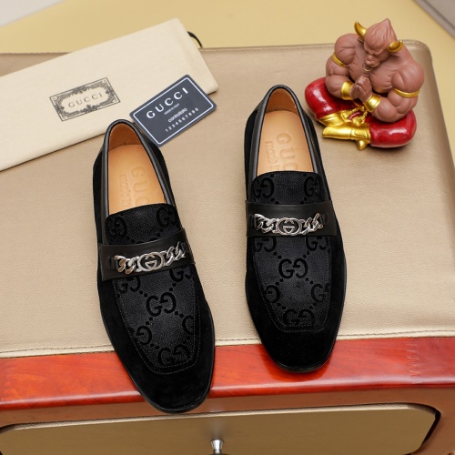 Wholesale Gucci Oxfords Shoes For Men #1232460 $85.00 USD, Wholesale Quality Replica Gucci Oxfords Shoes