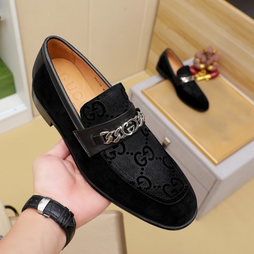 Replica Gucci Oxfords Shoes For Men #1232460 $85.00 USD for Wholesale