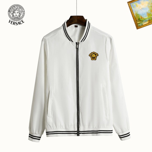 Wholesale Versace Jackets Long Sleeved For Men #1232593 $60.00 USD, Wholesale Quality Replica Versace Jackets