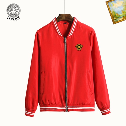 Wholesale Versace Jackets Long Sleeved For Men #1232594 $60.00 USD, Wholesale Quality Replica Versace Jackets