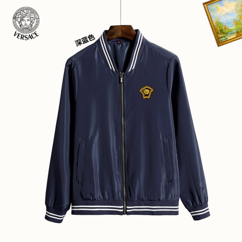 Wholesale Versace Jackets Long Sleeved For Men #1232596 $60.00 USD, Wholesale Quality Replica Versace Jackets