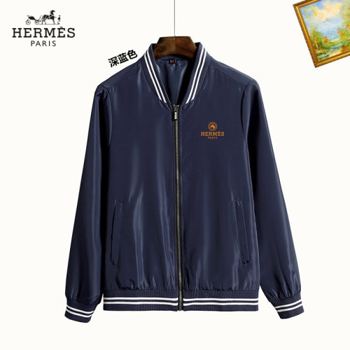 Wholesale Hermes Jackets Long Sleeved For Men #1232676 $60.00 USD, Wholesale Quality Replica Hermes Jackets