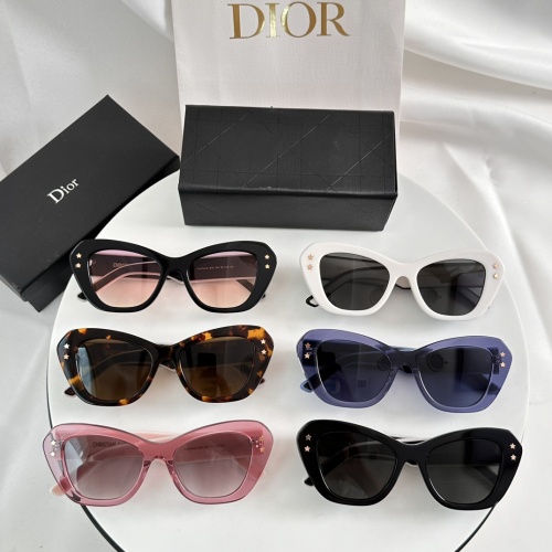 Replica Christian Dior AAA Quality Sunglasses #1232725 $52.00 USD for Wholesale