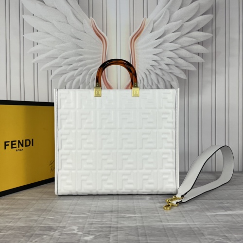 Replica Fendi AAA Quality Tote-Handbags For Women #1232909 $105.00 USD for Wholesale