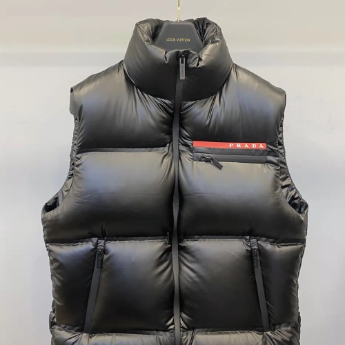 Replica Prada Down Feather Coat Sleeveless For Unisex #1232922 $125.00 USD for Wholesale