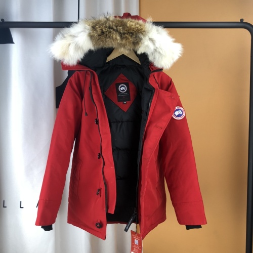 Replica Canada Goose Down Feather Coat Long Sleeved For Unisex #1232928 $160.00 USD for Wholesale