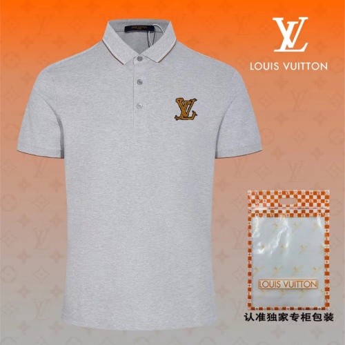 Wholesale Louis Vuitton LV T-Shirts Short Sleeved For Men #1232931 $45.00 USD, Wholesale Quality Replica Louis Vuitton LV T-Shirts