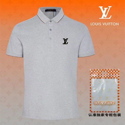 Wholesale Louis Vuitton LV T-Shirts Short Sleeved For Men #1232935 $45.00 USD, Wholesale Quality Replica Louis Vuitton LV T-Shirts