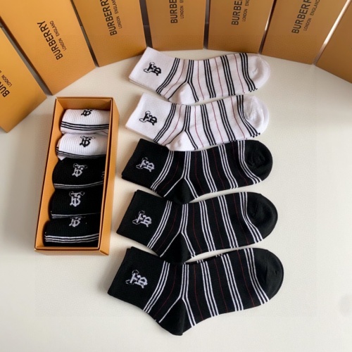 Replica Burberry Socks #1232972 $27.00 USD for Wholesale