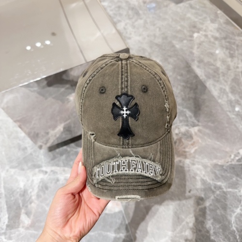 Wholesale Chrome Hearts Caps #1233090 $27.00 USD, Wholesale Quality Replica Chrome Hearts Caps