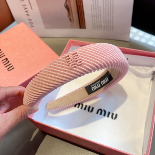 Replica MIU MIU Headband For Women #1233209 $27.00 USD for Wholesale