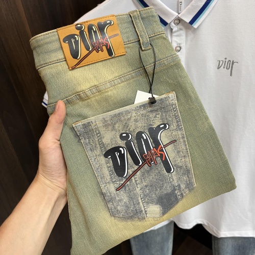 Wholesale Christian Dior Jeans For Men #1233408 $80.00 USD, Wholesale Quality Replica Christian Dior Jeans