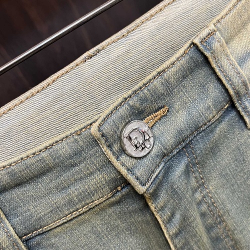 Replica Christian Dior Jeans For Men #1233408 $80.00 USD for Wholesale