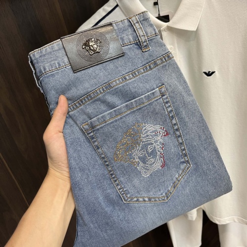 Wholesale Versace Jeans For Men #1233419 $82.00 USD, Wholesale Quality Replica Versace Jeans