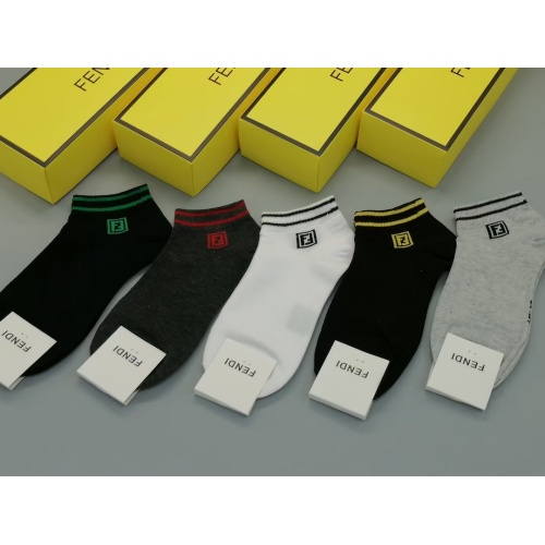 Wholesale Fendi Socks #1233455 $27.00 USD, Wholesale Quality Replica Fendi Socks