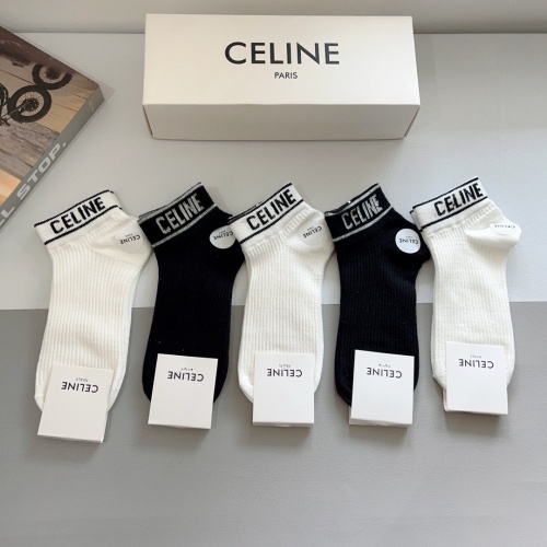 Wholesale Celine Socks #1233482 $27.00 USD, Wholesale Quality Replica Celine Socks